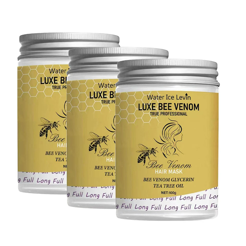 Bee Venom Hair Mask with Tea Tree Oil Intense Moisturizing Treatment for you, Enriched with Vitamin E & Vitamin C for Shiny Hair Qme Nourishing