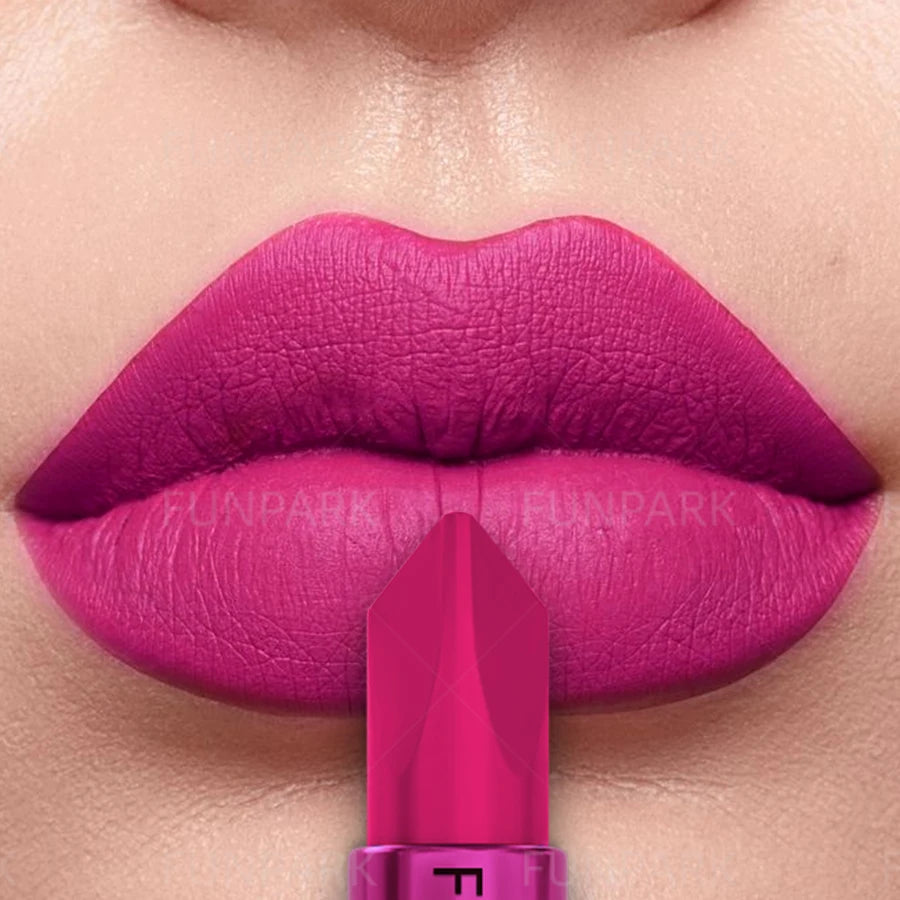 Matte Lipstick Long-lasting Waterproof Classic Sexy Rose Red Pigment Qme