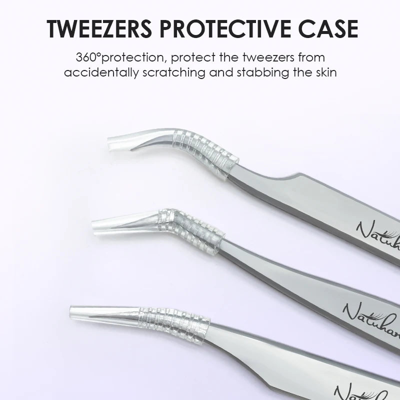 NATUHANA Anti-static Straight Eyelash Extension Tweezers Industrial Qme