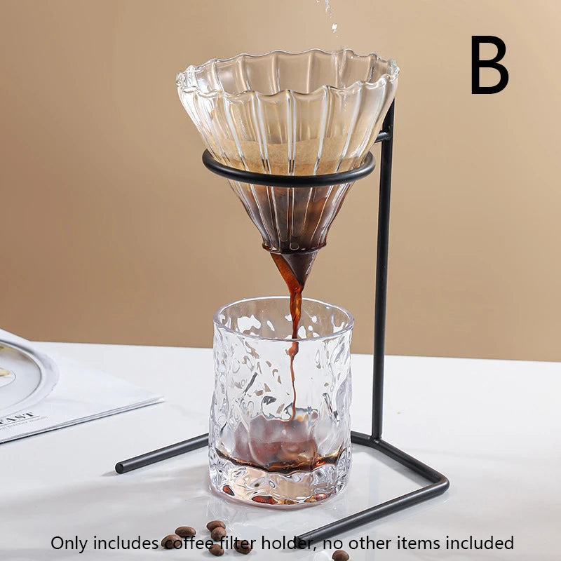 Pour Over Coffee Rack Maker Drip Filter Cup Stand Brewer Holder Hand Qme B