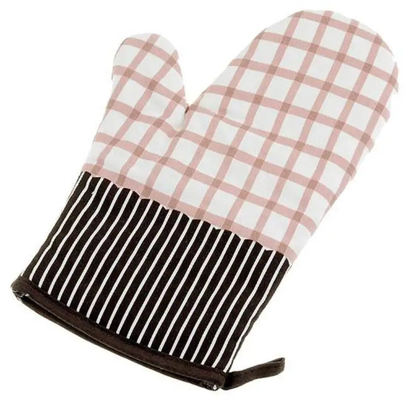 Microwave Heat-resistant Thickened Gloves Used Kitchen Baking Oven Qme 1pcs White