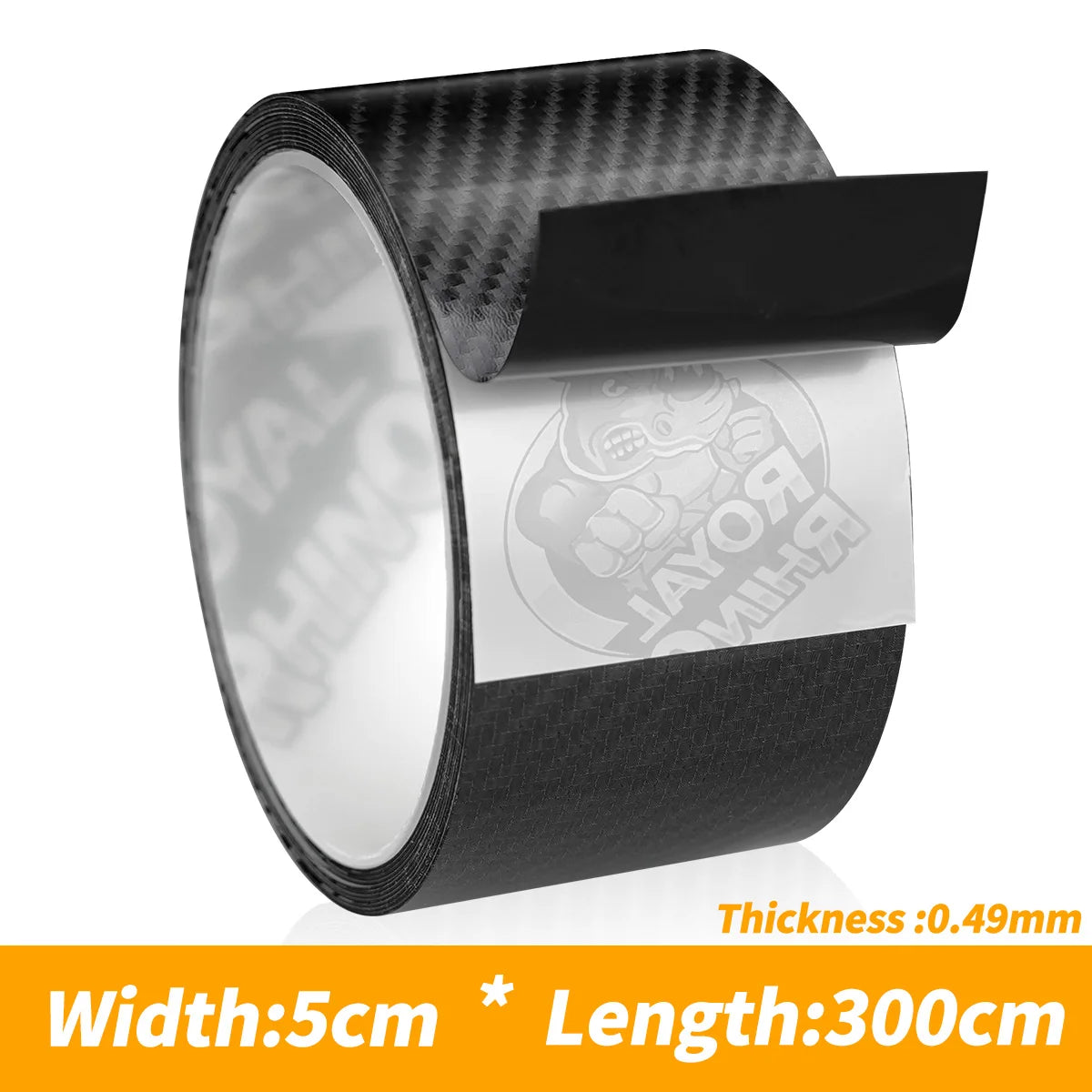 5D Carbon Fiber Car Door Sill Stickers Scratchproof Auto Bumper Strip Protect Tape - Durable Car Stickers for Vehicle Protection Qme 5cmX300CM