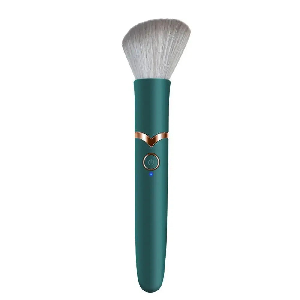 Electric Makeup Brush 10 Gears Vibration Blush Brushes Loose Powder Qme A