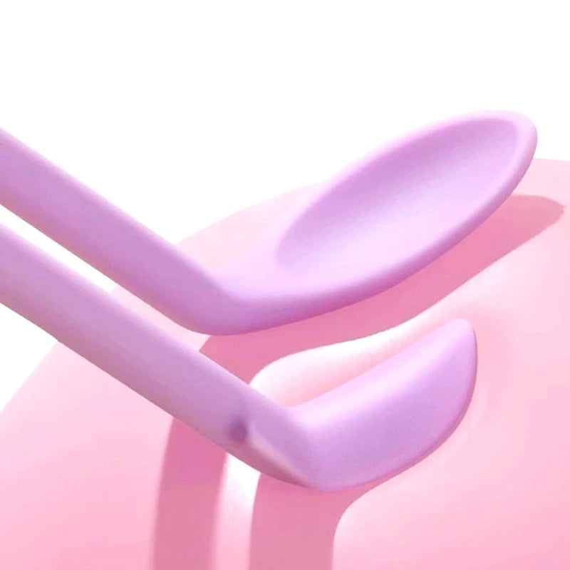 Makeup Tool Silicone Spatula Double-headed Scraper Cosmetic Jam Cream Qme