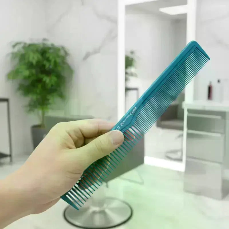 Professional Anti Static Flat Head Hair Cutting Comb Fine Tooth Qme
