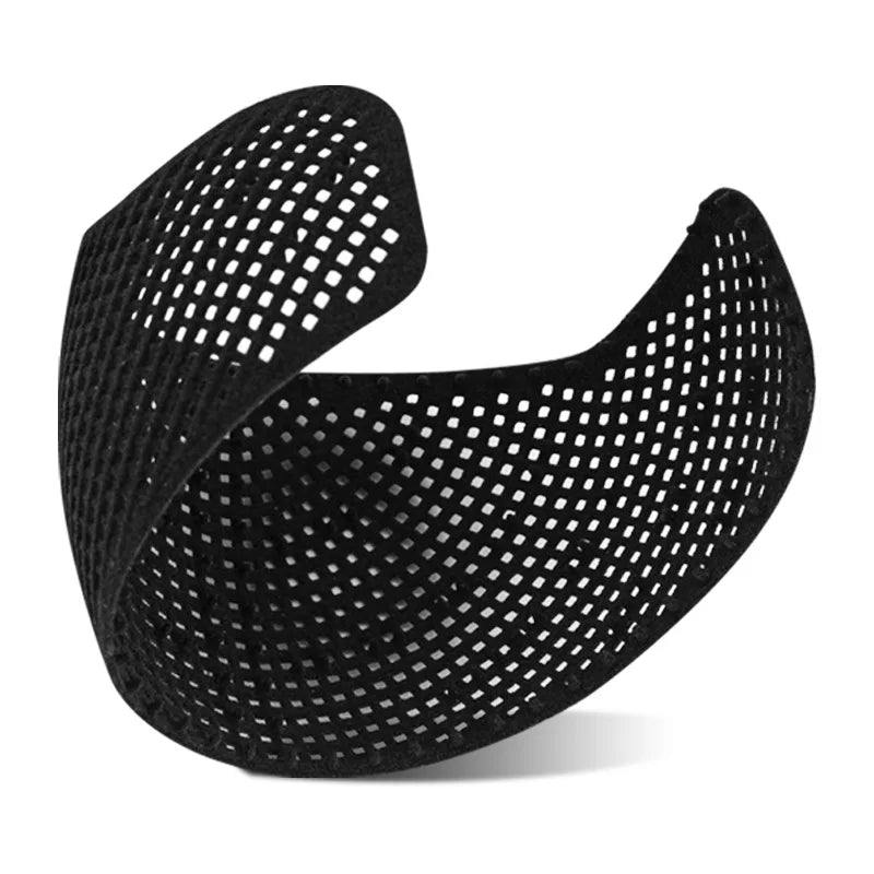 Non-slip Women's Head Cap Stay-in-place Design Headscarves Breathable Qme black