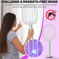 Rechargeable Folding Mosquito Swatter 2-in-1 Fully Automatic Mosquito Trap And Repellents Device Outdoor Protable Bug Zappers Qme as show
