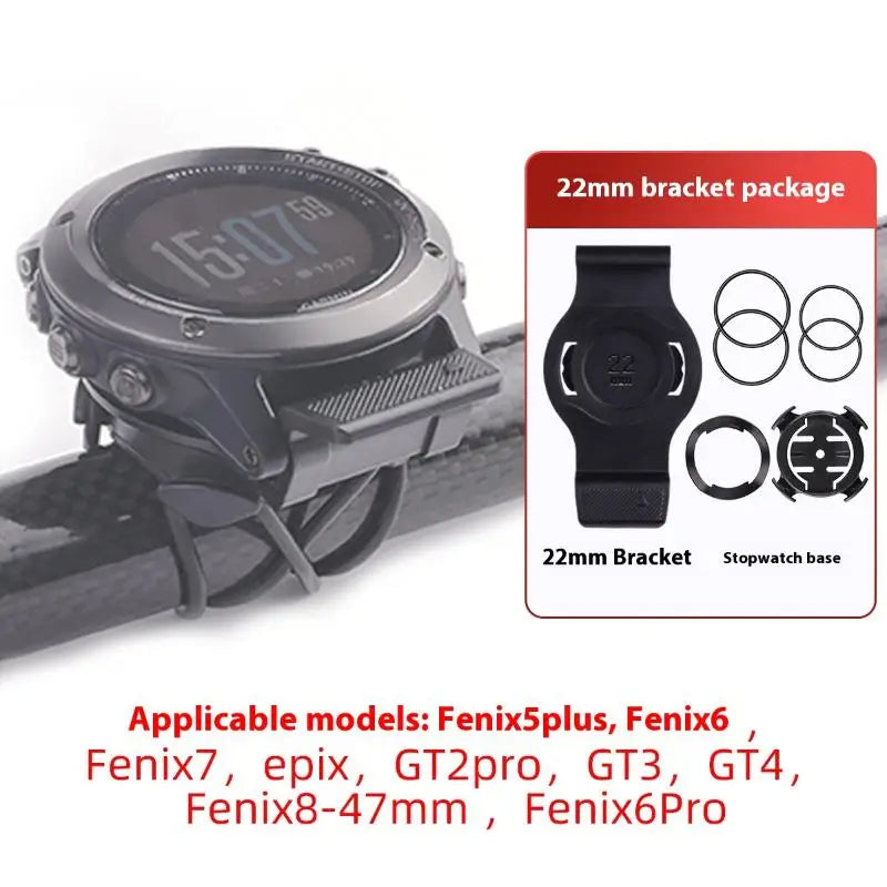 Garmin Quick Fit Quarter-turn Bike Mount Watch 20 22 Bicycle Qme 22mm