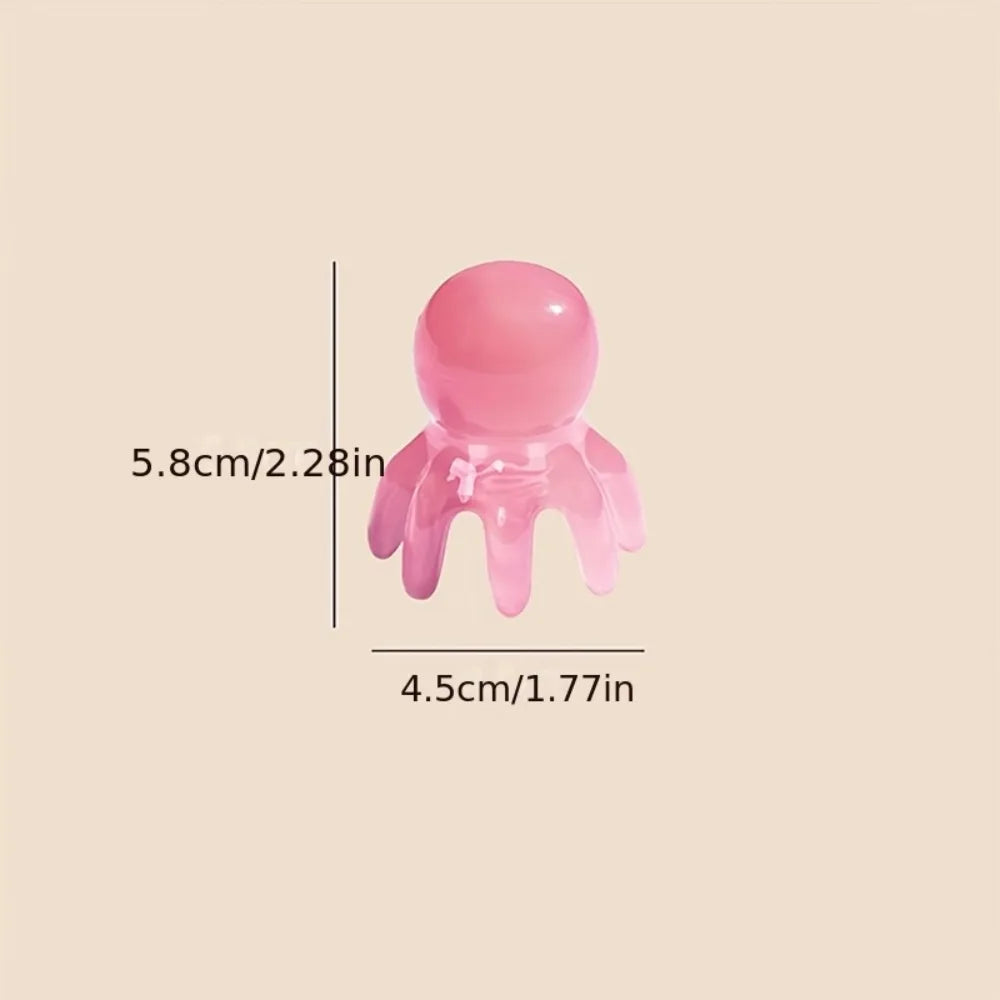 Octopus Massage Combs and Dolphin Massage Combs, Meridian Massager, Scalp Acupoint Comb, Portable Style Wide Tooth Scraping Comb Qme