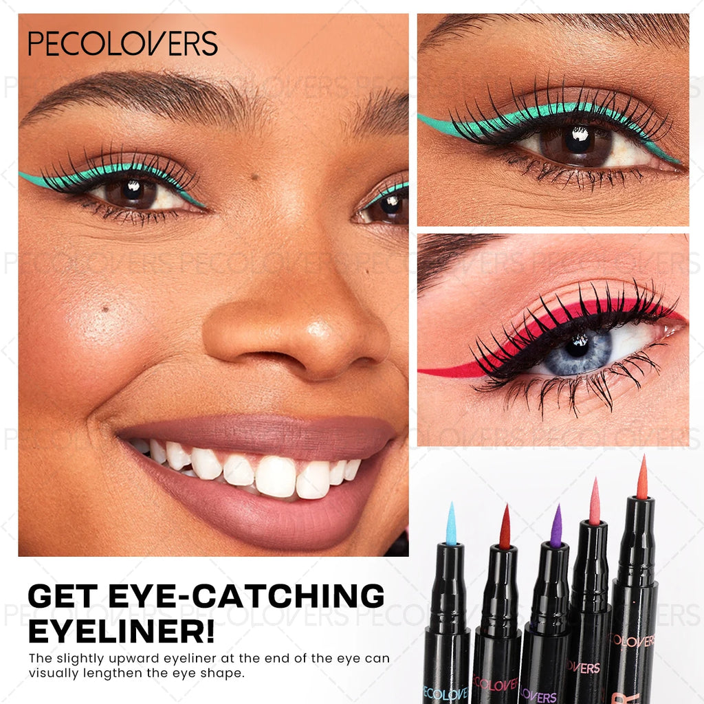 Liquid Colorful Eyeliner Rendering Pen Quick Drying Waterproof Qme