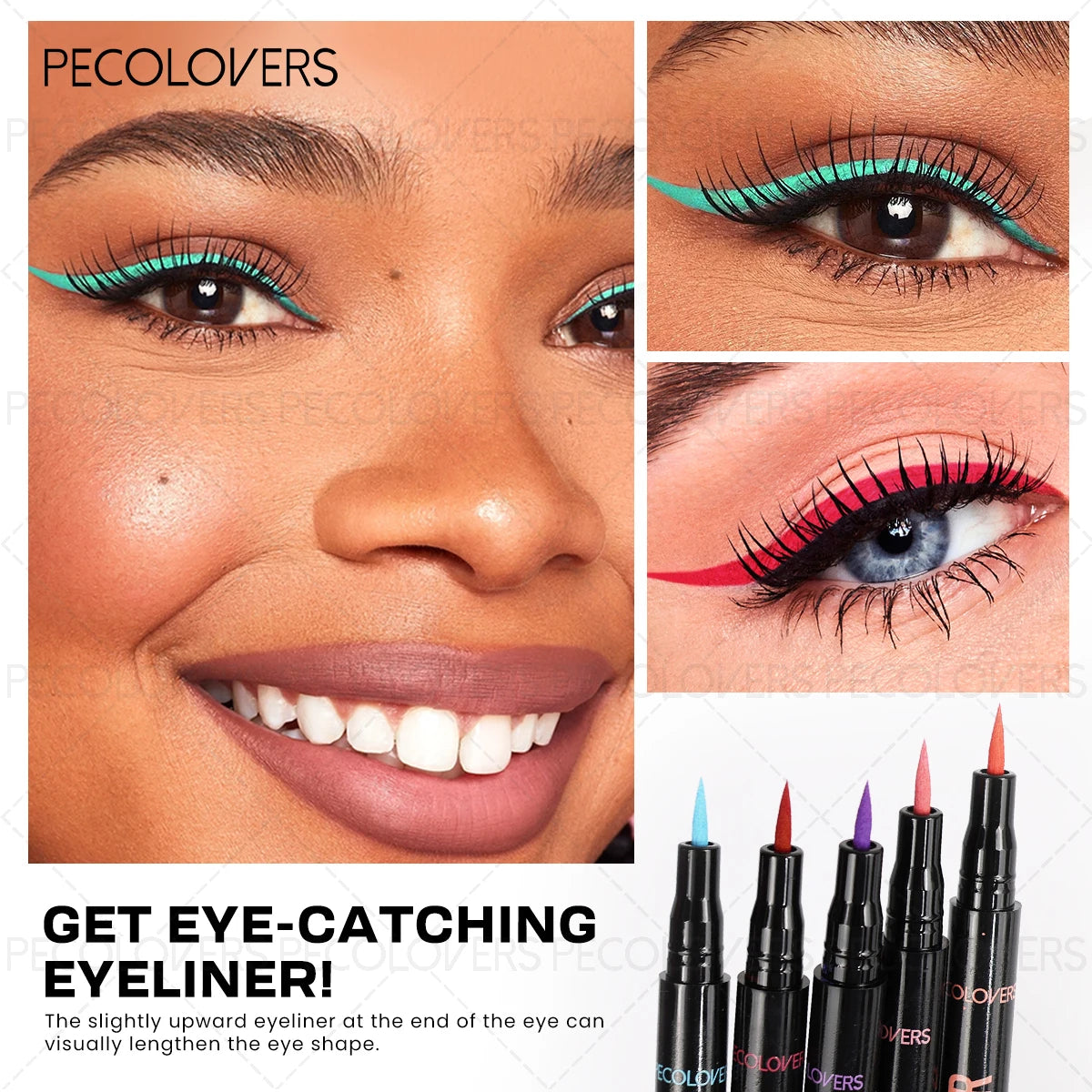 Liquid Colorful Eyeliner Rendering Pen Quick Drying Waterproof Qme