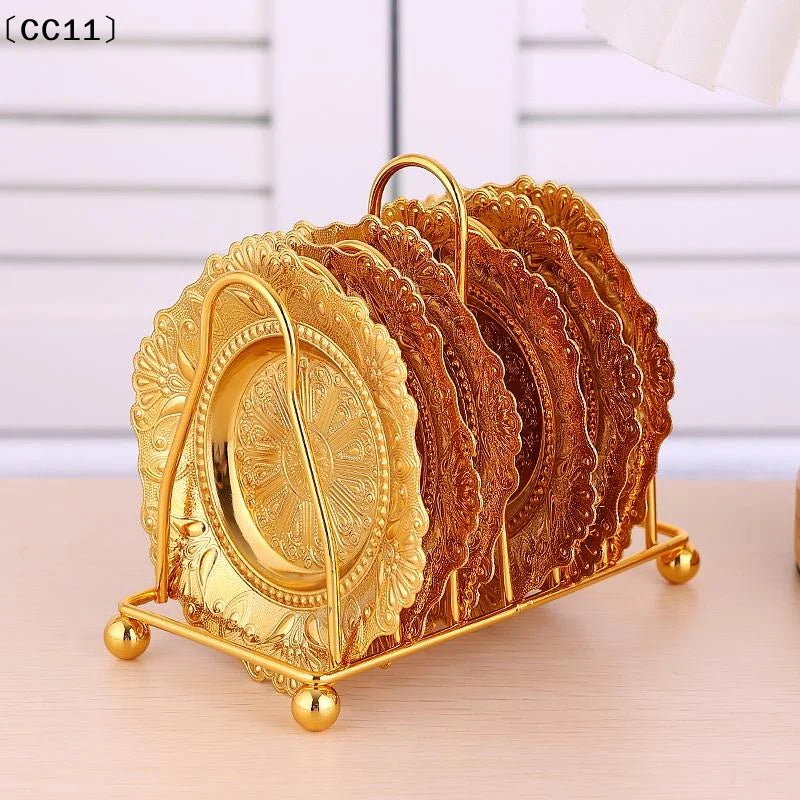 CC11Iron Art Toast Bread Rack Restaurant Home Holder 6 Slices Food Qme
