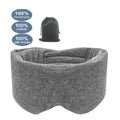 100 Cotton Silk Sleep Mask Blindfold Eye Cover Patch Soft Portable Qme GRAY