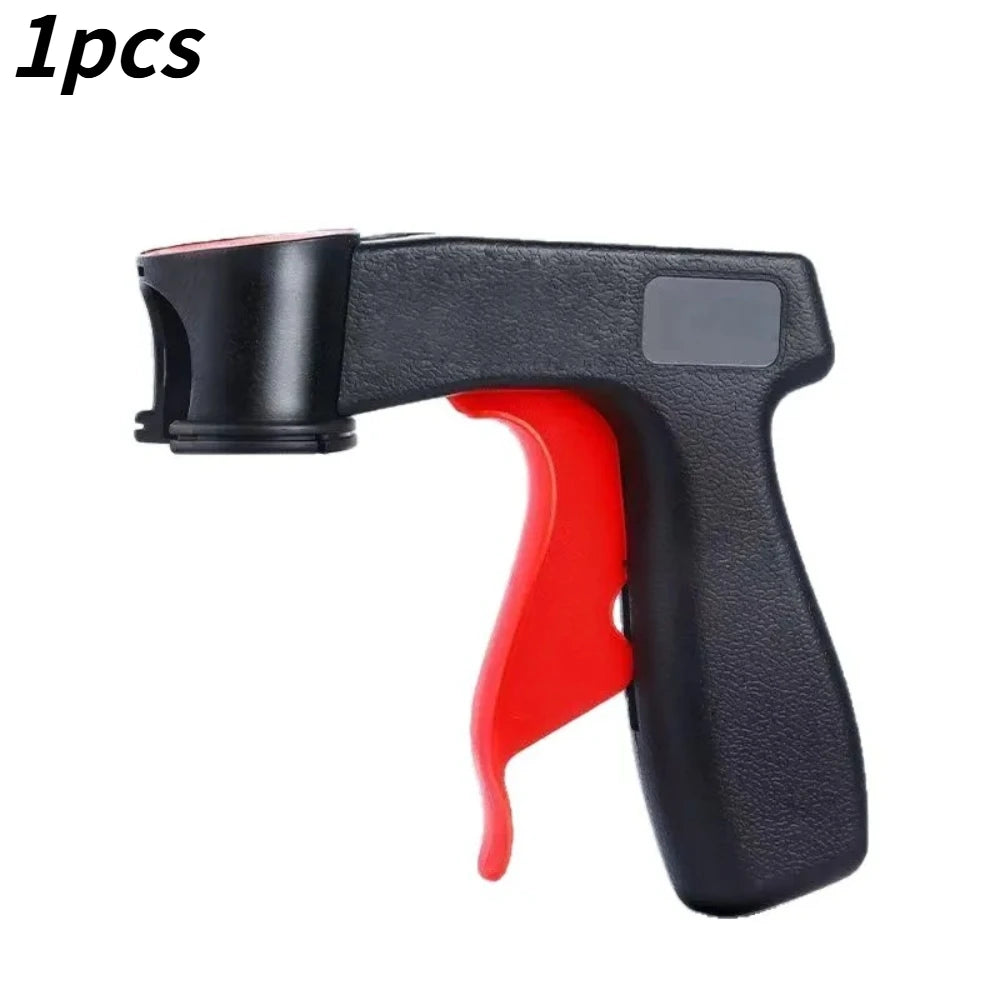 1/3/5Pcs Reusable Aerosol Trigger Converter Handle DIY Sprayer Accessory For Auto Body Scratch Touch Up And Paint Repair Jobs Qme black-red 1pcs
