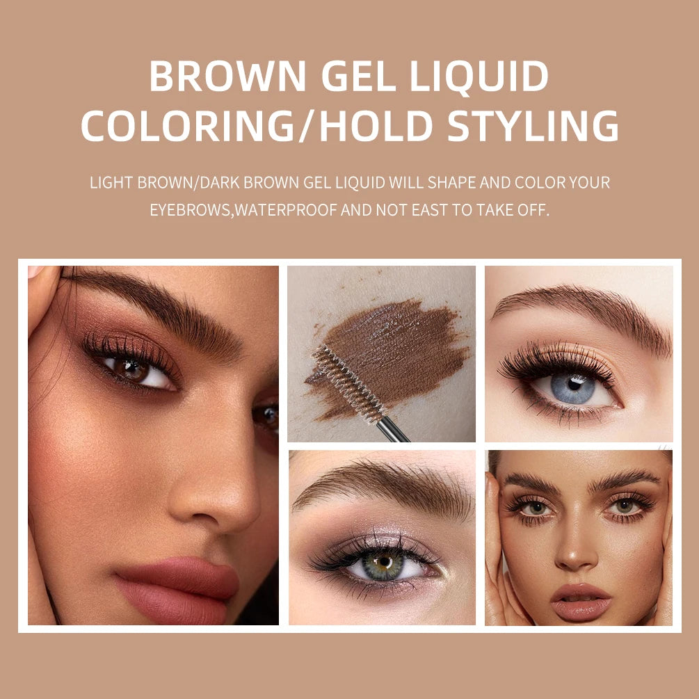 NICEFACE Eyebrow Cream Enhancers Long-lasting Waterproof Eyebrow Pomade Gel For Eyebrow Styling Gel Dye Eyebrow Tint Brow Gel Qme