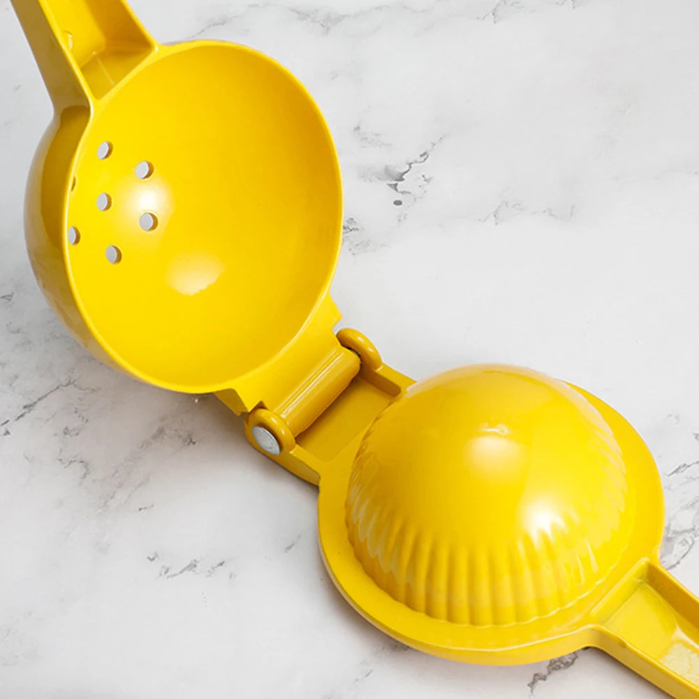 Home Manual Lemon Squeezer Lemon Squeezer Sturdy Hand Pressed Orange Fruit Juicer Aluminum Alloy Portable Practical Kitchen Tool Qme
