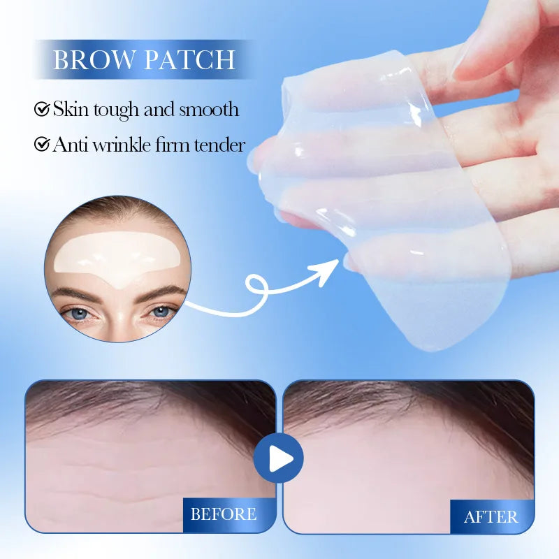 SADOER Hyaluronic Acid Collagen Face Mask For Forehead Eyes Cheek Moisturizing Firming Hydrating Facial Patches Skin Care Qme