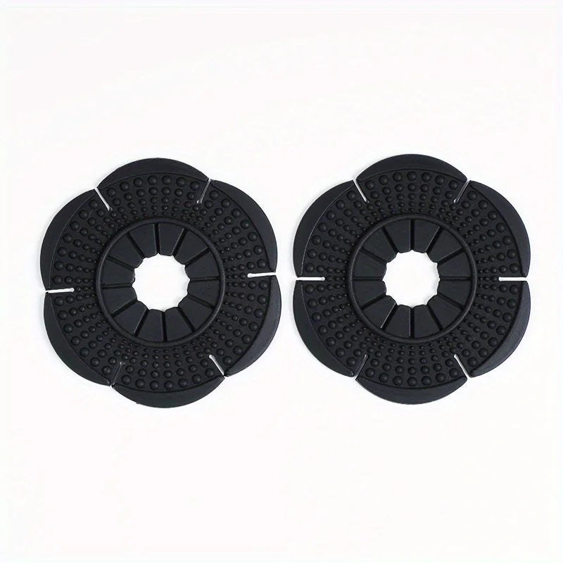2pcs Car Wiper Hole Protective Covers Windshield Wiper Silicone Protective Cover Debris Leaves Dustproof Sleeve Accessories Qme Black