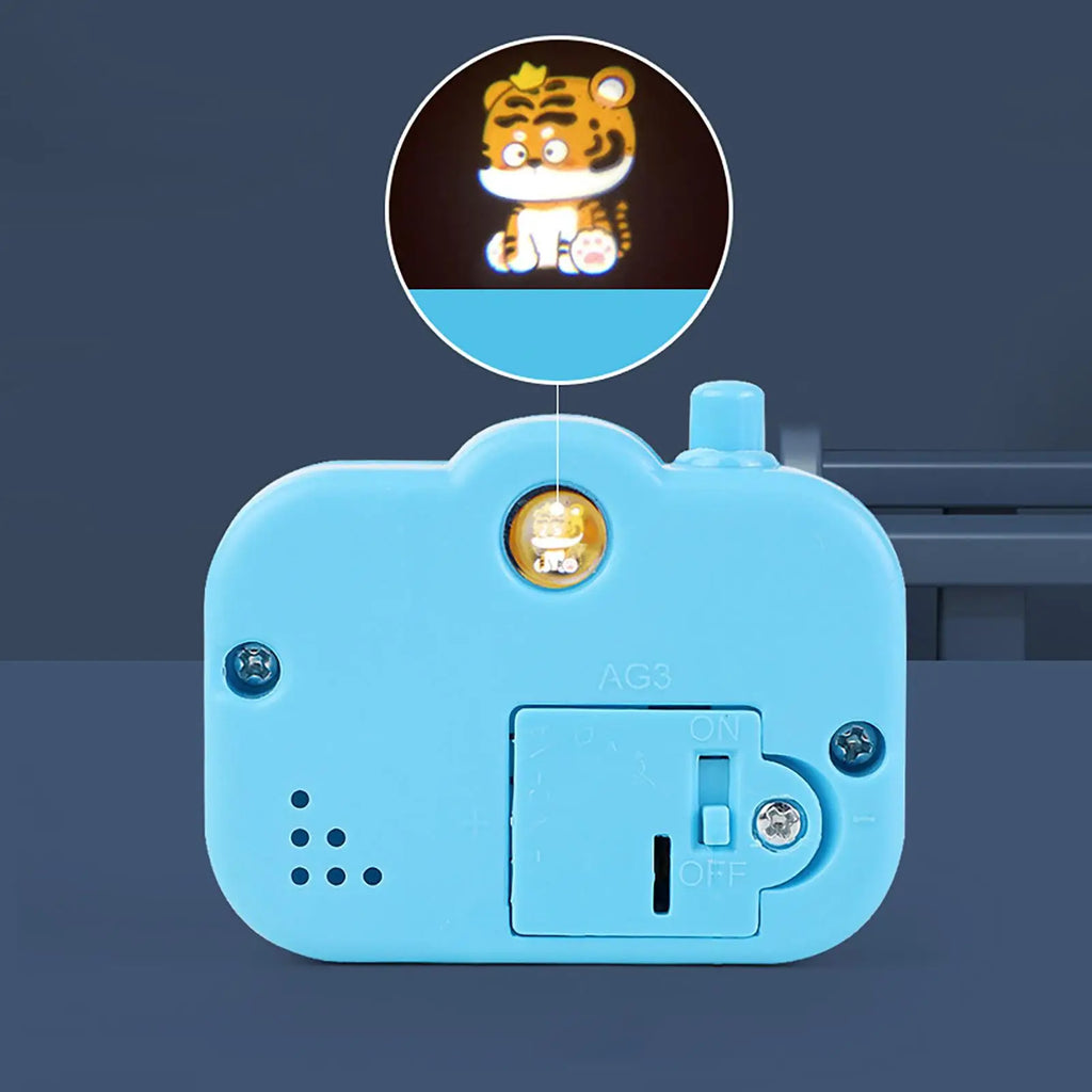 Kids Projector Camera Animal Image Small Projector Educational Learning Projector Toys Portable Projector for Learning Qme