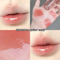 Gegebear Glass Crystal Translucent Lip Glaze Moisturizing Mirror Qme GX1156-02