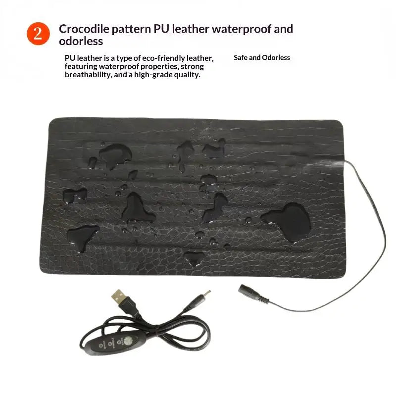 8 5 7 5W Plant Heat Mat PVC Leather Warming Indoor 35-55 USB Warm Qme