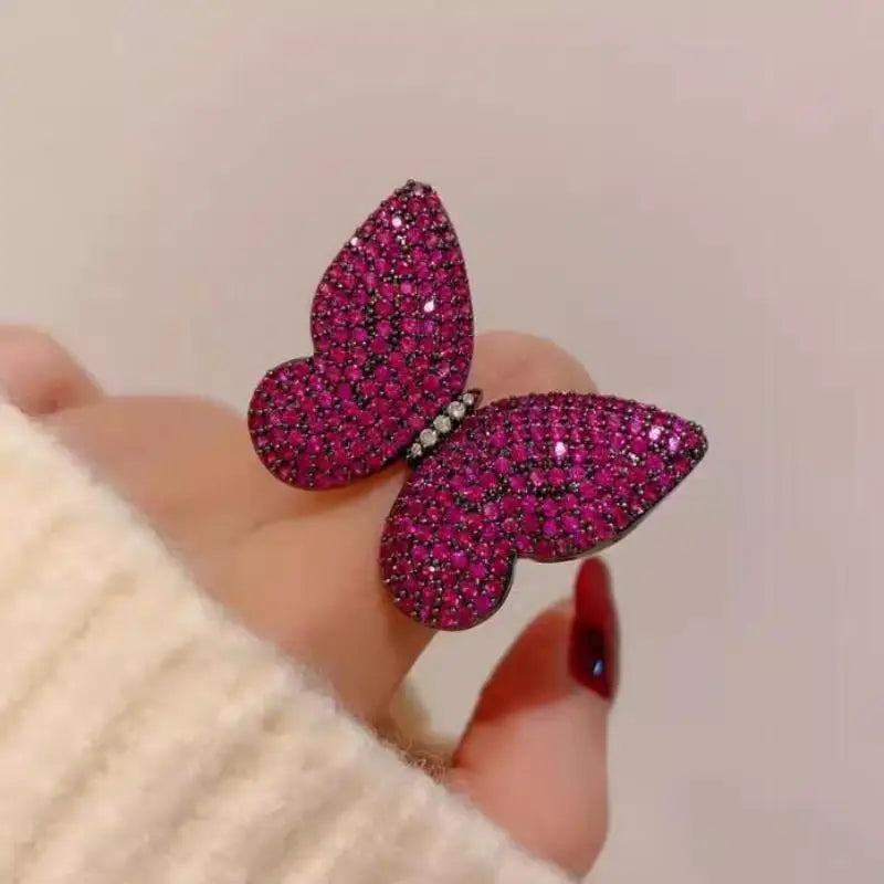 Jellyfish Butterfly Brooch for Women & Unisex - Cute Life Animal Pin, Trendy Office Birthday Party Friend Gift Jewelry Qme style 15