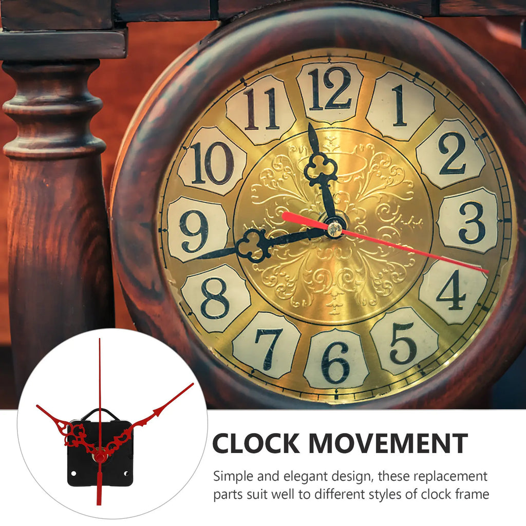 3 set Retro Mute Wall Clock Movement Kit Silent Mechanism For Diy Hanging Clocks Clock Accessories Replacement Home Decor Qme