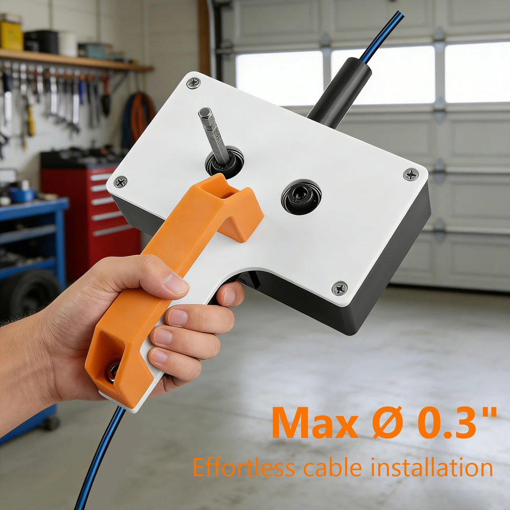 Wire Puller for Conduit Wiring Wire Fishing Tools 0.3inch Max Cables Threading Machine for Residential Commercial Industrial Use Qme