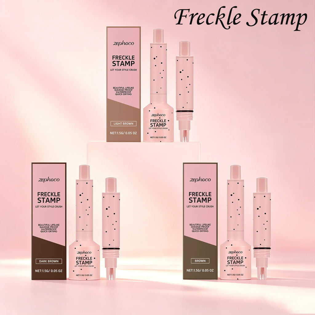 Zephoco Freckle Stamp Quick Drying Waterproof Smudge Proof Natural Qme