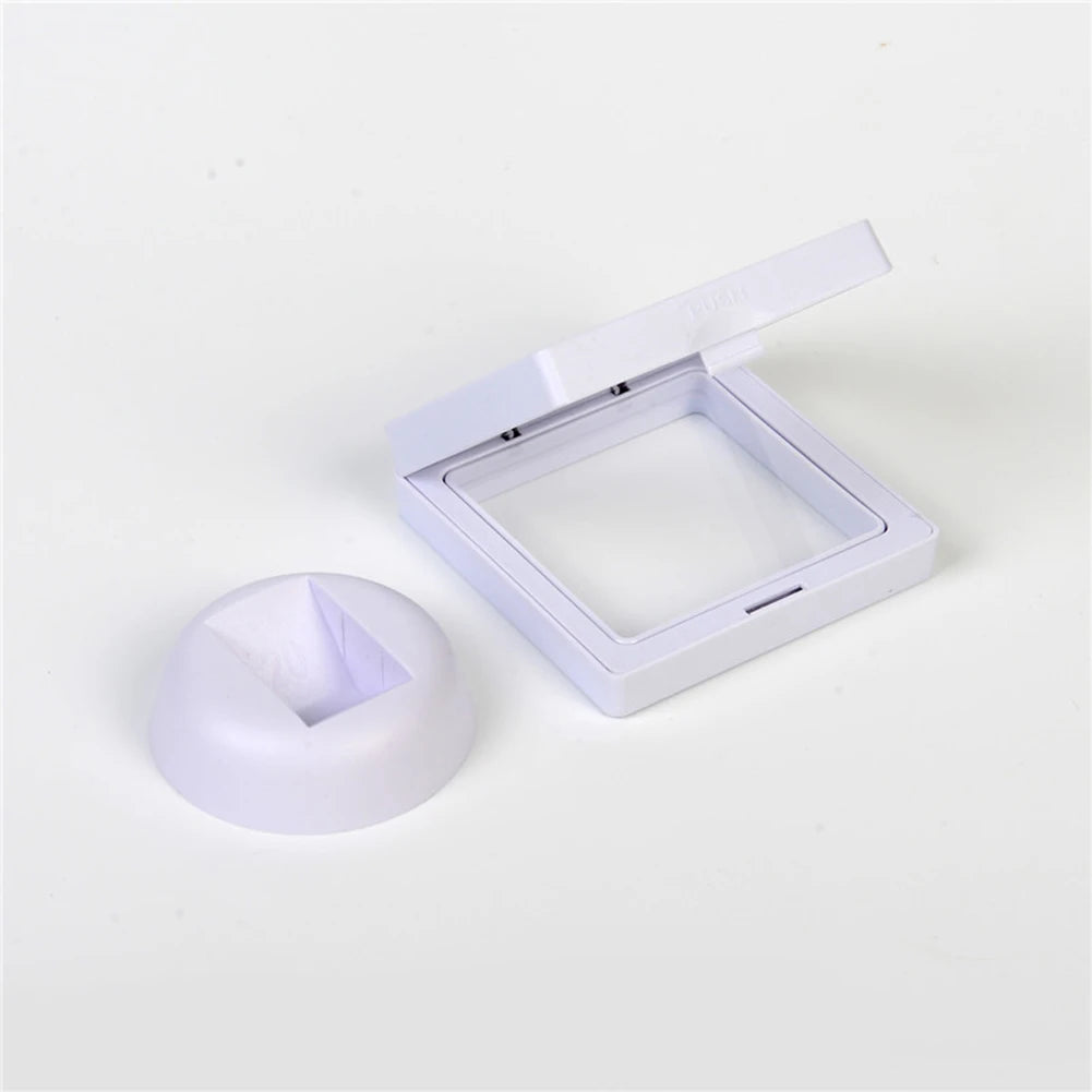 5 Jewelry Storage Box 3D Packaging Case Gemstone Floating Frame Qme
