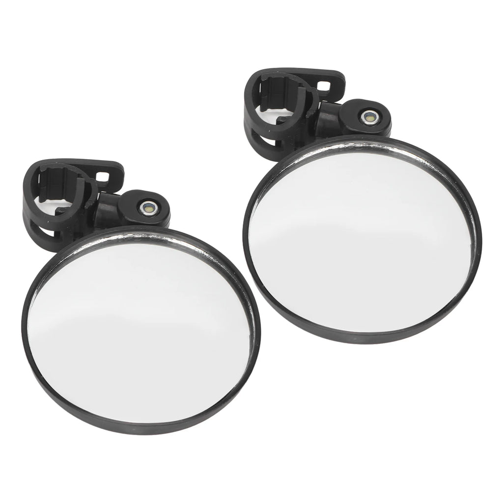 Bike Rear View Mirror Shockproof Scooter Rearview Mirror Wide Angle Adjustable 8cm for Daily Life Qme