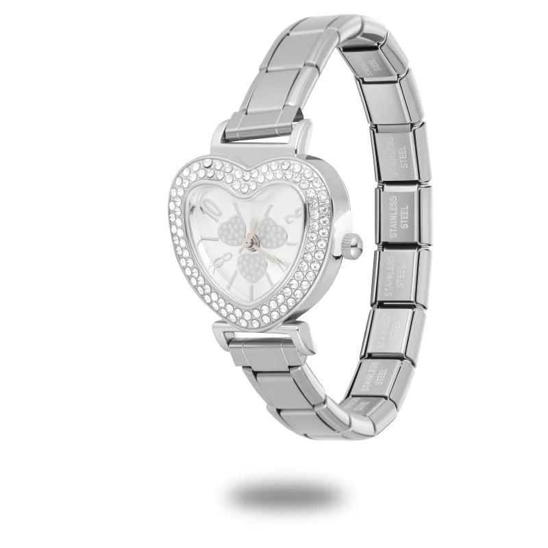 2026 Wholesale Love Heart Oval Dial Watches Women's DIY Width Italian