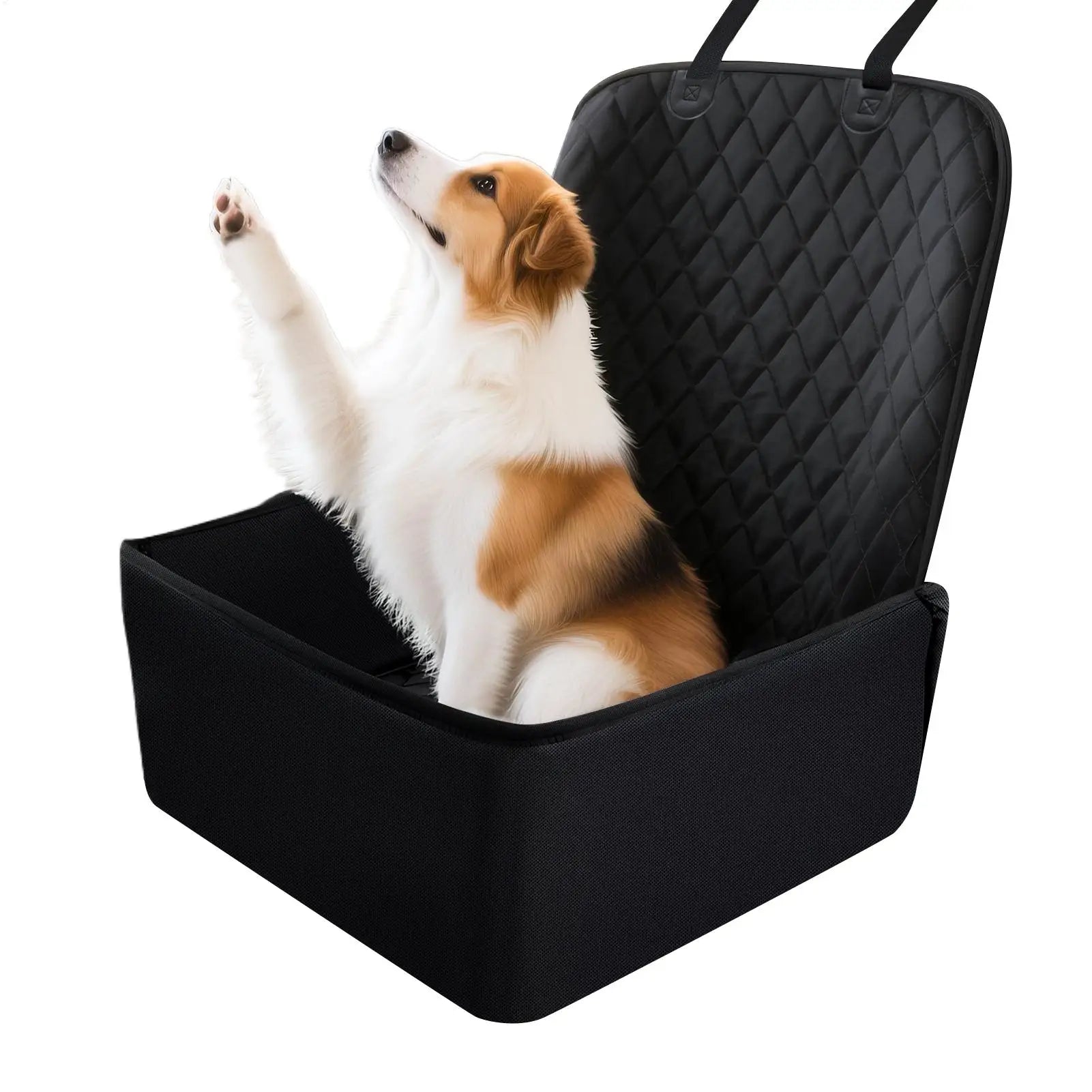 Large Waterproof Carseat For Dogs Booster Cushion Protector Carrier For Bed Barrier Backseat Truck Cat Puppy Suv Qme