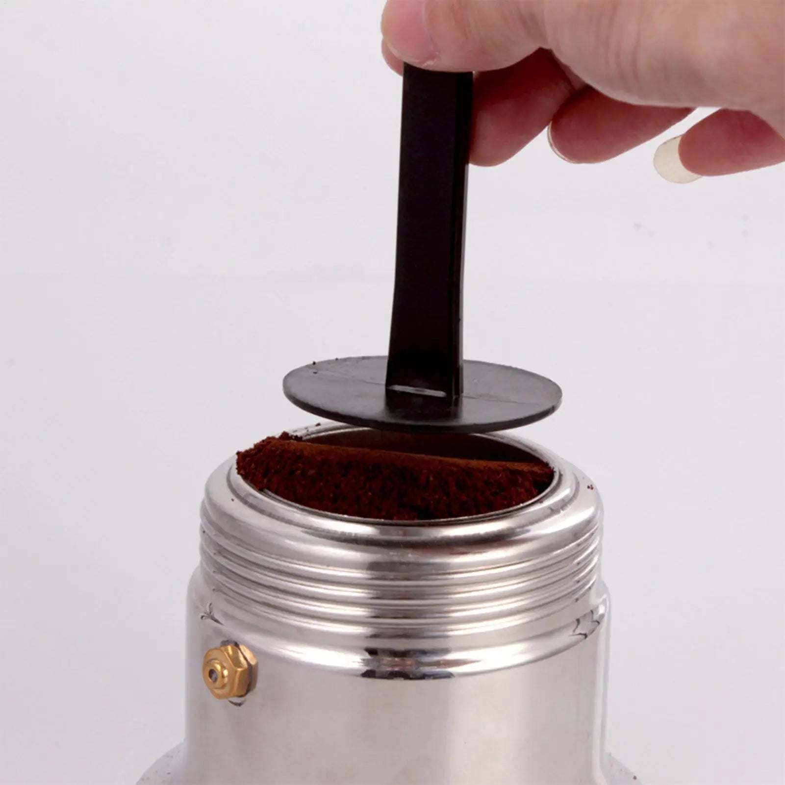 Espresso Scoop with Tamper Espresso Coffee Tamping Measuring Scoop Espresso Coffee Tools for Measuring and Tamping for Home Qme