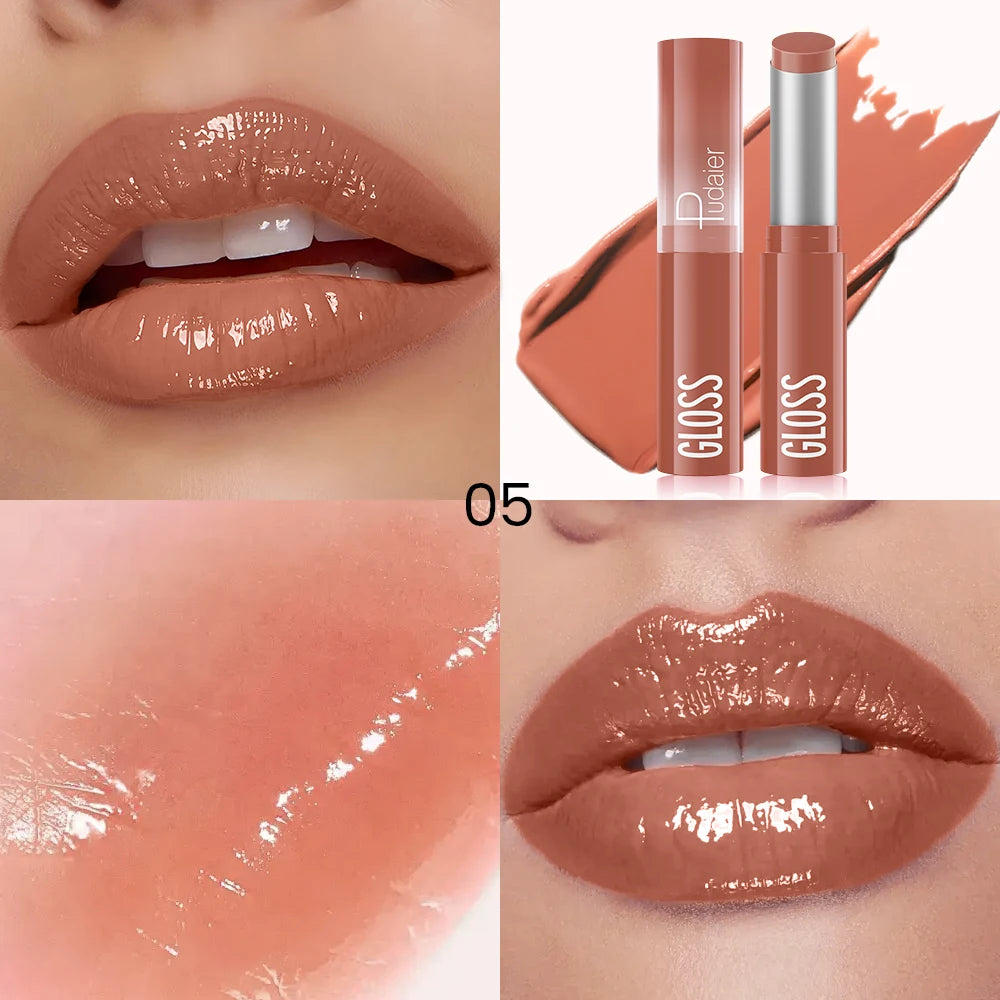 Hydrating Berry Shine Lipstick Long-lasting Plump Lip Cream Qme A-C2073-05