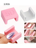 5D Magnetic Cat Eye Nail Tool Non-slip Thimbles Strong Magnets Qme 2 PCS