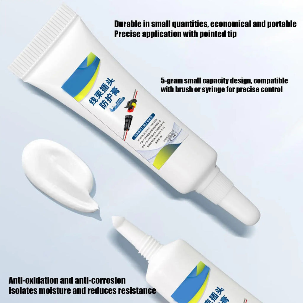 Battery Terminal Grease 5g Dielectric Conductive Paste Terminal Lubricating Paste for Automotive Marine Trailer Truck Household Qme