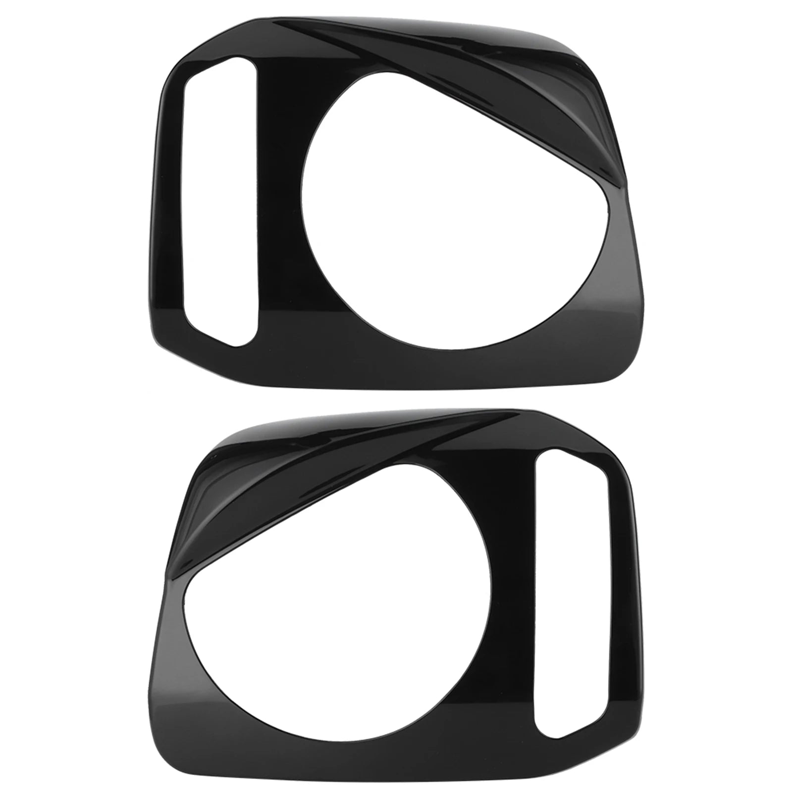 Car Front Headlight Cover Headlamp Trim Decor Fit for Jimny 2007‑ 2017 Front Lamp Decor Head Light Cover Trim Qme
