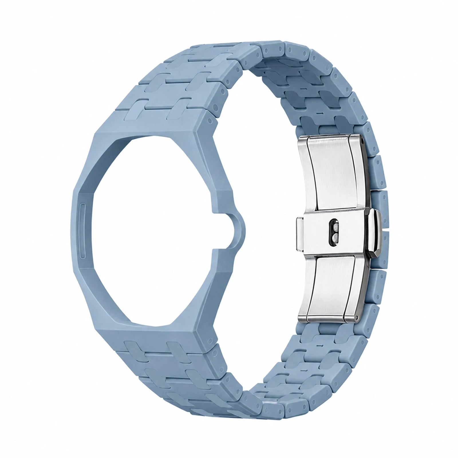 Ceramic Modification Kit for Swatch X AP Royal POP Biomaterials Watch Case + bioceramic Strap Pocket Changer To Wristwatch Qme Blue 3