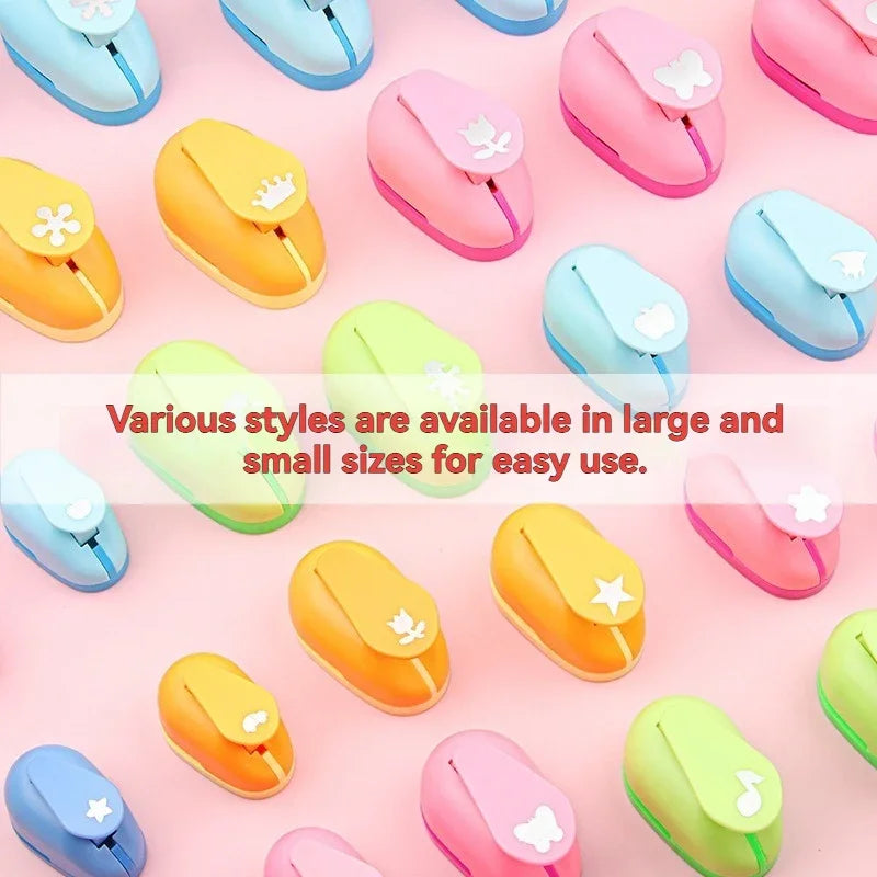 Flower Punch Furador 5*3*4.5cm Diy Paper Cut Eva Foam Maker Puncher Scrapbooking Labor Saving for Hole Punch Embossing Qme