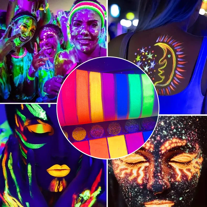 42-Color Water-soluble Body Paints Designed Face Painting Featuring Qme