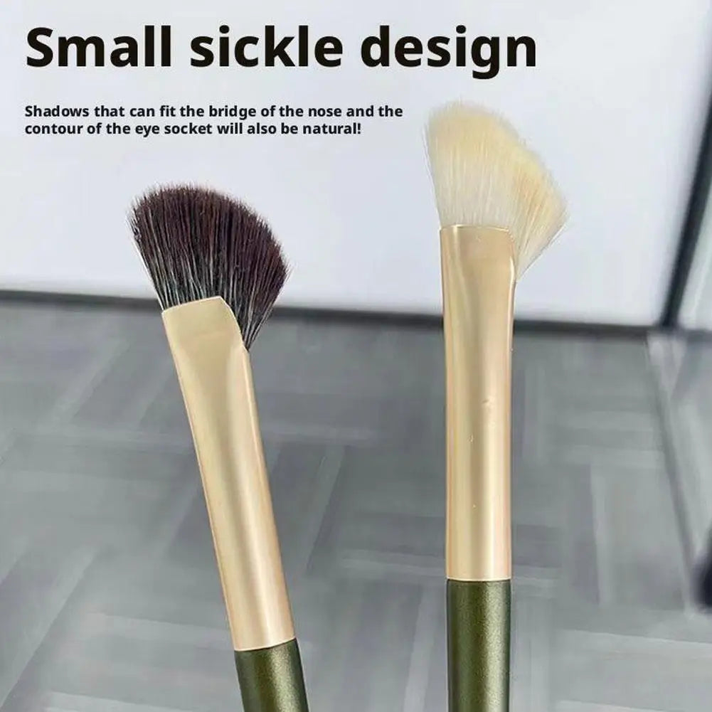 Flat Angled Half Fan-shape Nose Shadow Brushes Professional Soft Qme