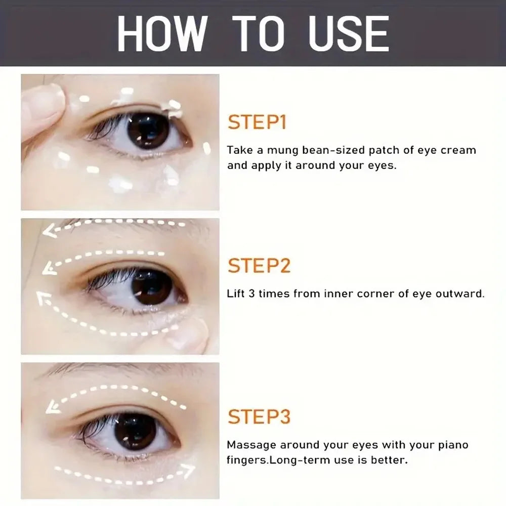 Bee venom Eyes Cream stick Dark Circles Remove Eye Bags Under Eye Hyaluronic Acid Moisturizing Serum Against Puffiness Eye Care Qme