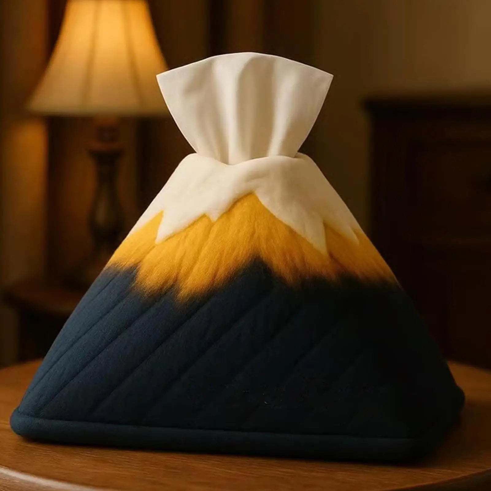Tissue Box Holder 3D Mountain-Shaped Creative Night Stands Napkin Case Dispenser For Bathrooms Dining Rooms TV Stands Weddings Qme