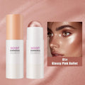 Natural Brightening 1pc Highlighter Stick Natural Brightening Face Contour & Highlight Makeup, Medium Coverage, Water-Resistant Qme A1