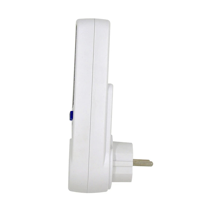 EU Plug Digital Voltage Wattmeter Power Meter Consumption Watt Energy Qme