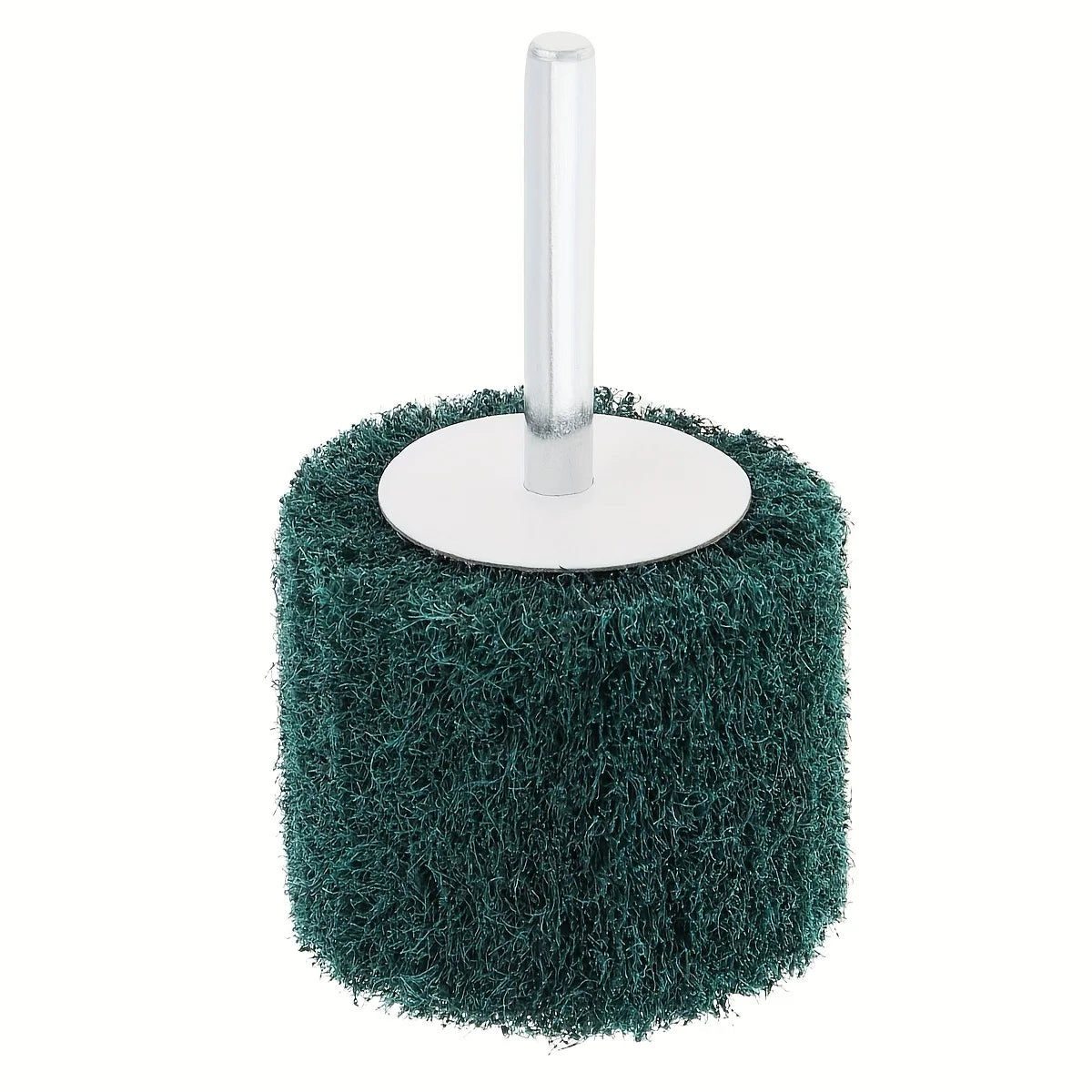 Drill mounted flip wheel - green scouring pad polishing brush, no assembly required, compatible with electric drills Qme