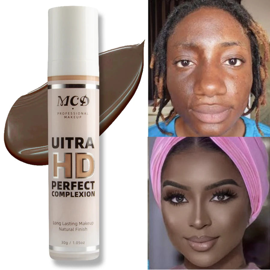 9 Shade Full Coverage Concealer Liquid Foundation Makeup Base Cushion Qme 09