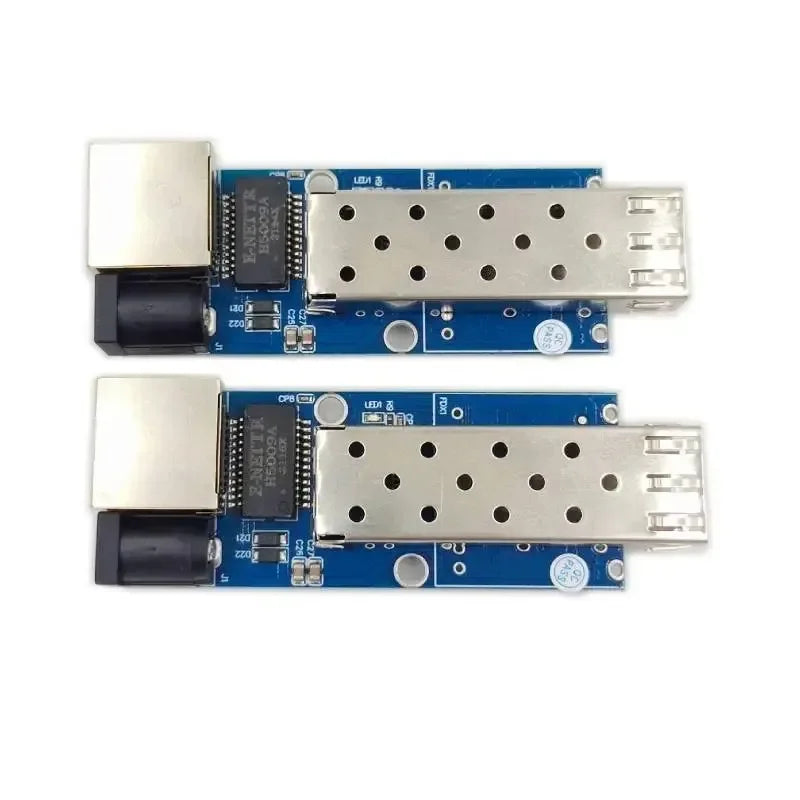 Gigabit 1.25G Mini Reverse POE Media Converter Slot SFP Transceiver RPOE 5V-24V Input 1SFP Slot 1 RJ45 Ethernet SFP Fiber Switch Qme