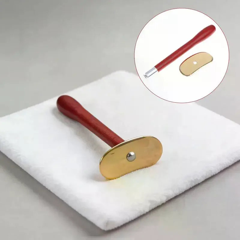Long Handle Copper Back Scrub Pad 1 Efficient Body Exfoliator Qme